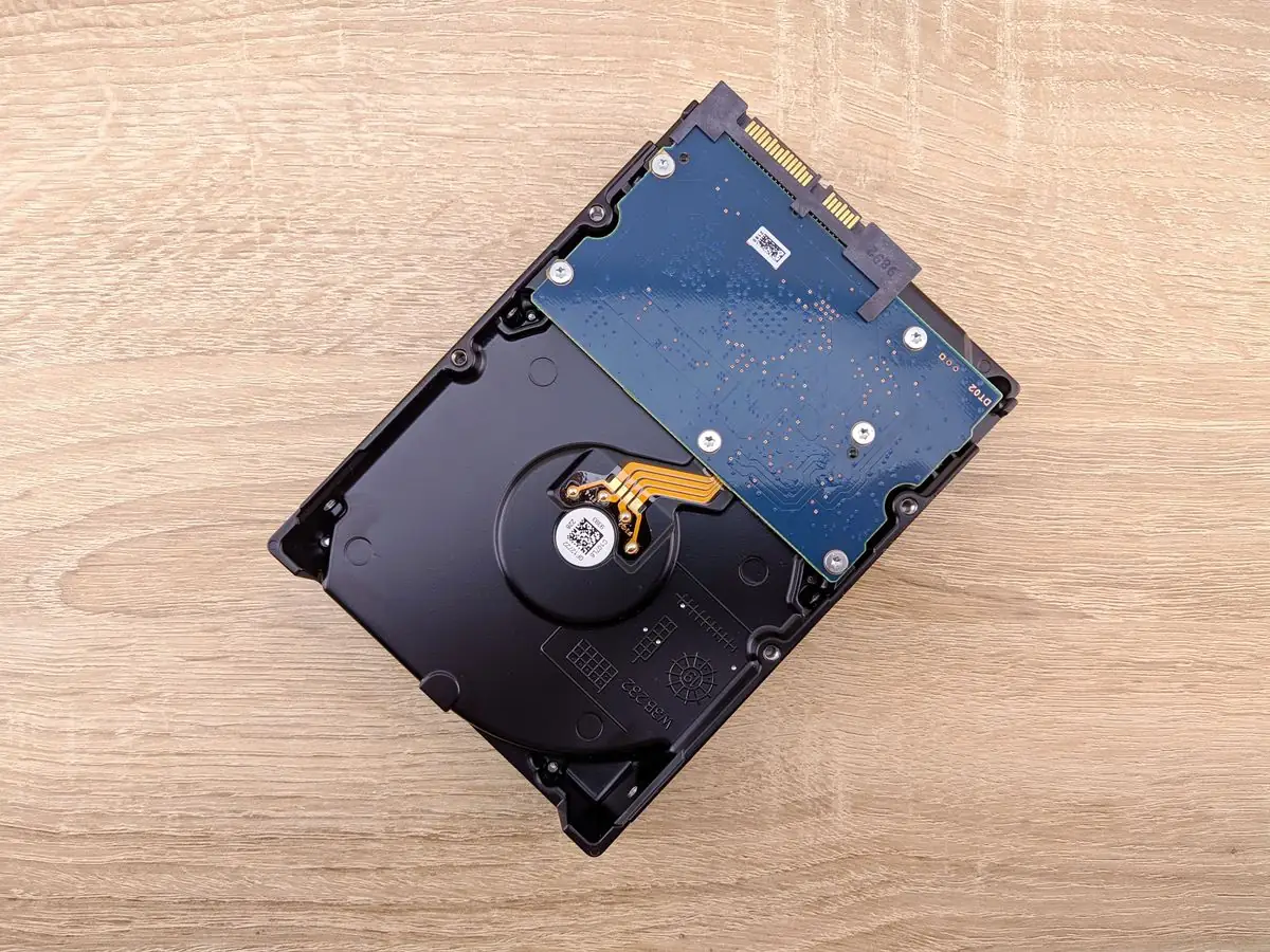 Disco duro (HDD) para recepción con destrucción certificada de datos previa